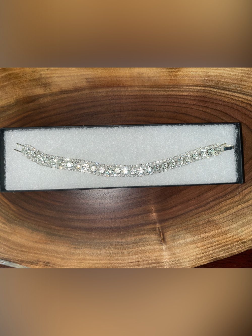 Silver Crystal Pavé Bracelet